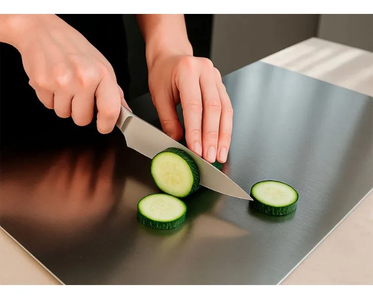 FIORENZA | TABLA DE PICAR PREMIUM ACERO INOXIDABLE