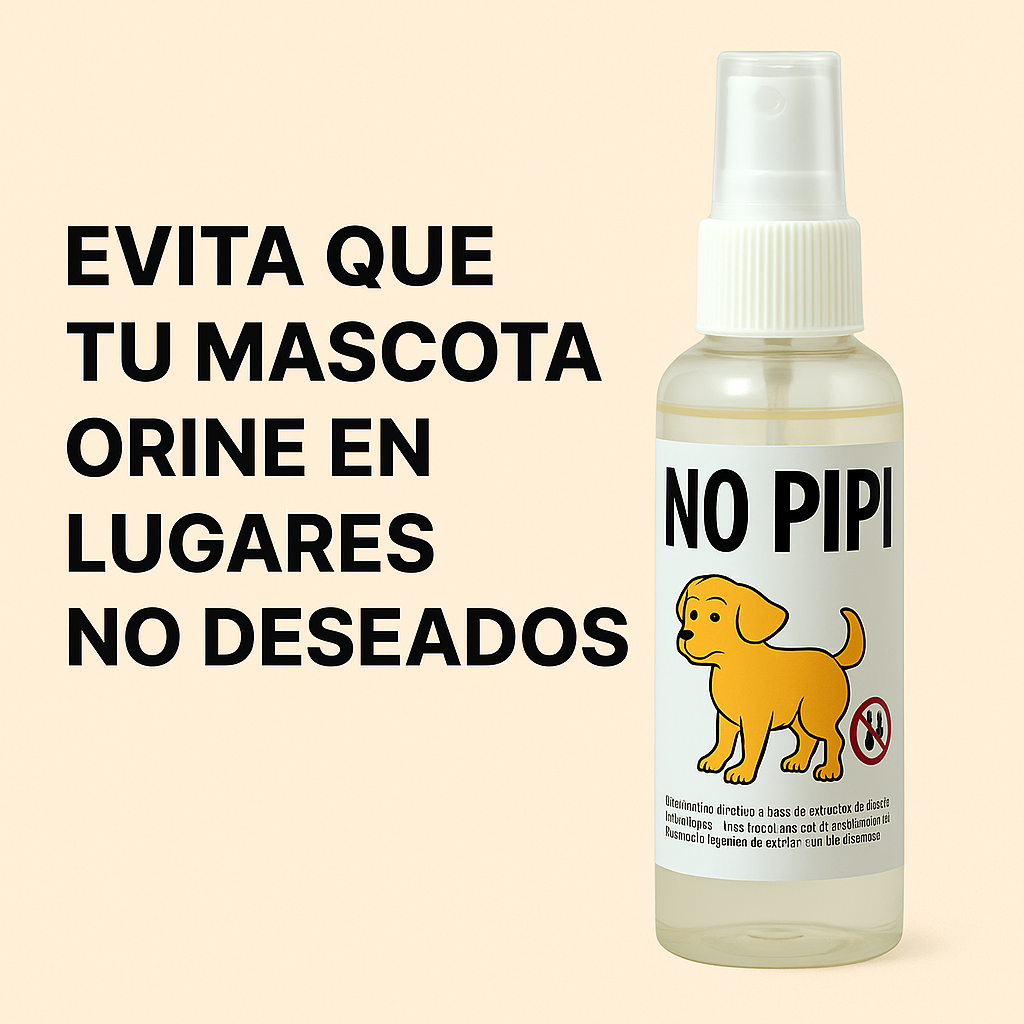 No Pipí 🐶 – Spray Entrenador Antiorina para Mascotas