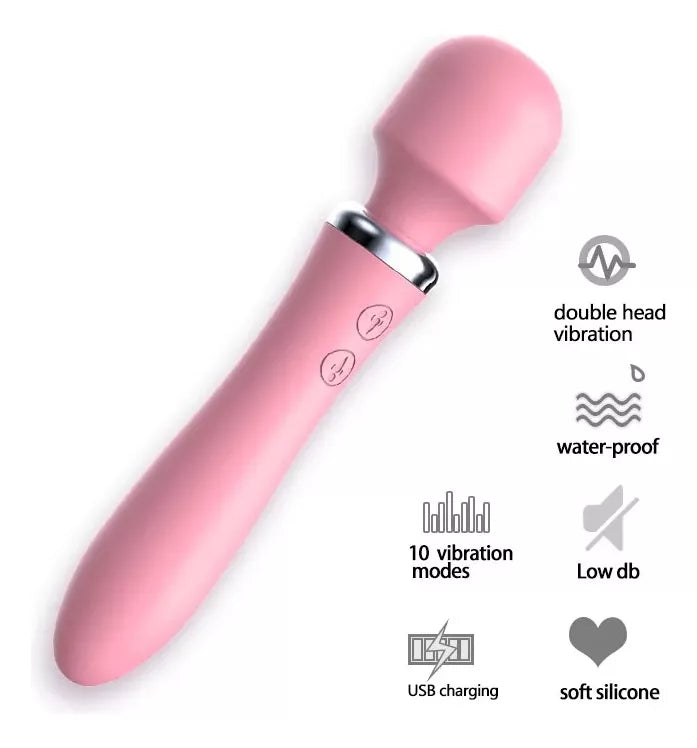 Dildo Vibrador - Estimulador de Clítoris (10 Modos de Vibración)