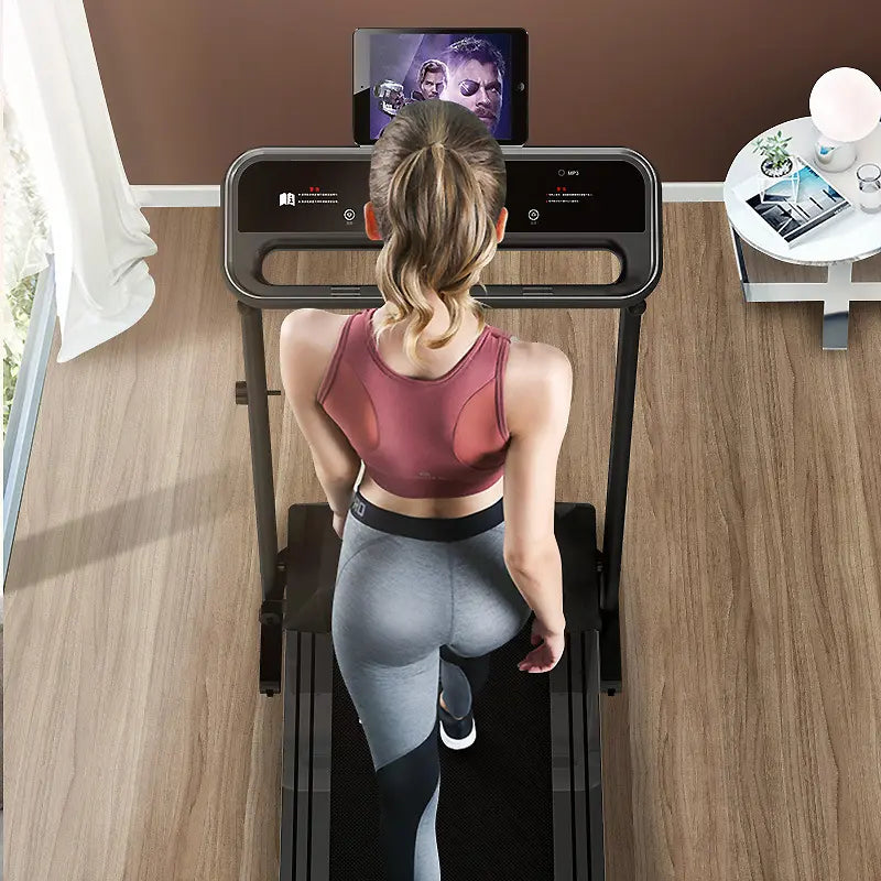 Caminadora Eléctrica Plegable 500w c/ Bluetooth, Parlante, 3 Niveles de Inclinación