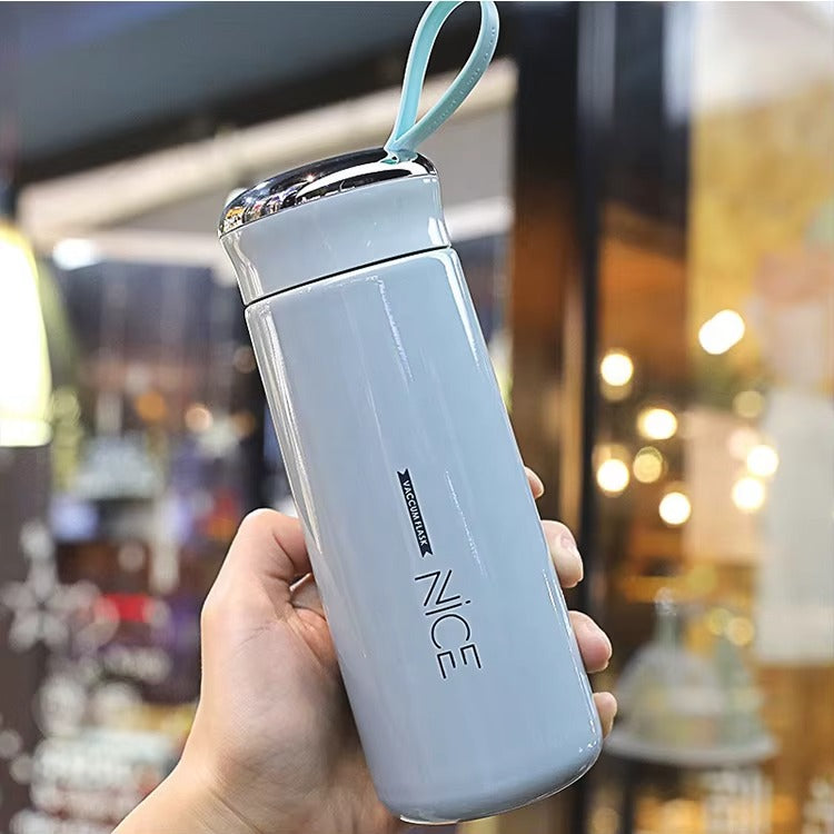 Termo / Tomatodo de Vidrio 400ml NICE (Varios Colores)