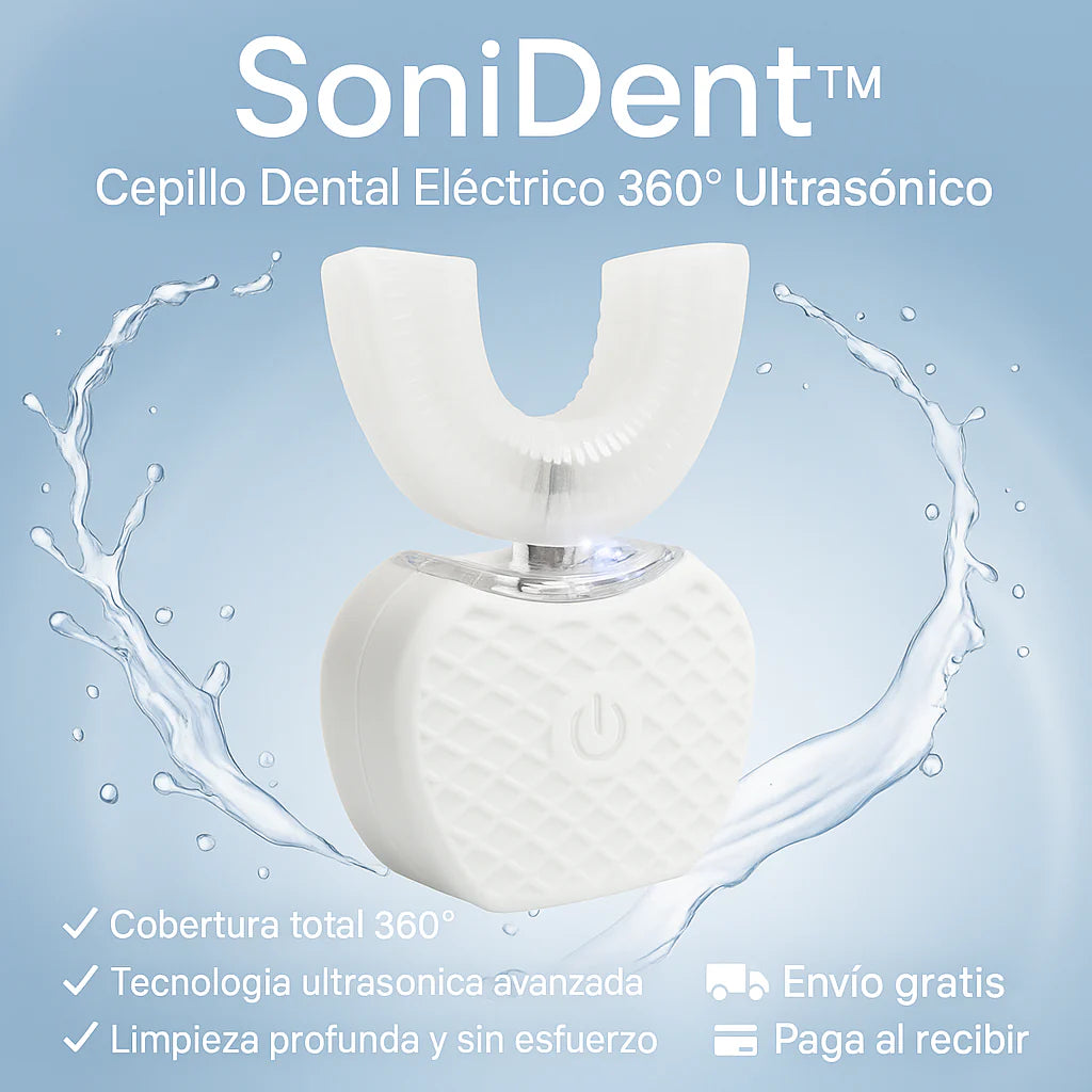 SONIDENT™ || CEPILLO DE DIENTES ELÉCTRICO 360° ULTRASÓNICO