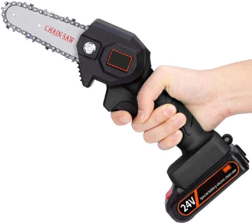 🪚 Mini Motosierra Eléctrica Recargable 24V | Portátil, Potente y Liviana