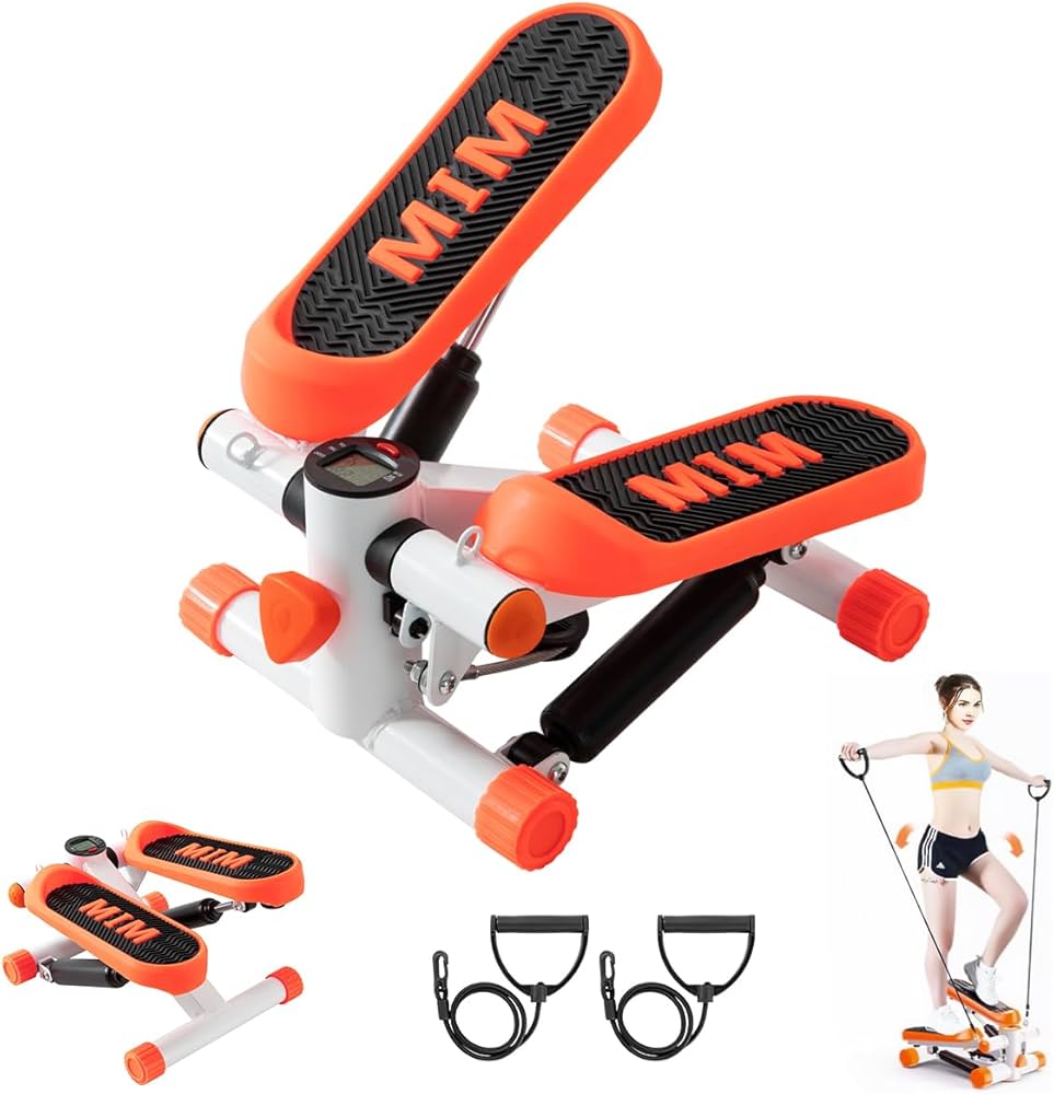 Mini Stepper / Escaladora / Pedal Ejercitador con Bandas de Resistencia | Envío GRATIS Ecuador