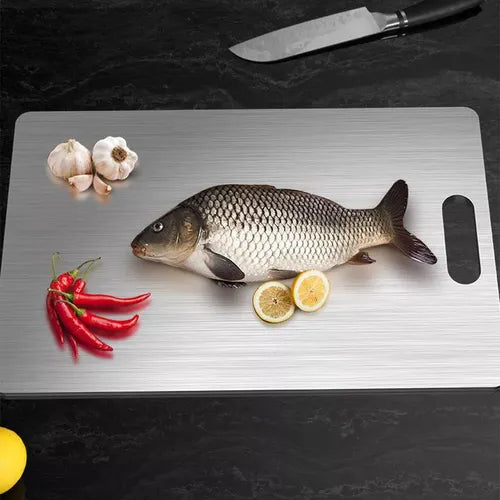FIORENZA | TABLA DE PICAR PREMIUM ACERO INOXIDABLE