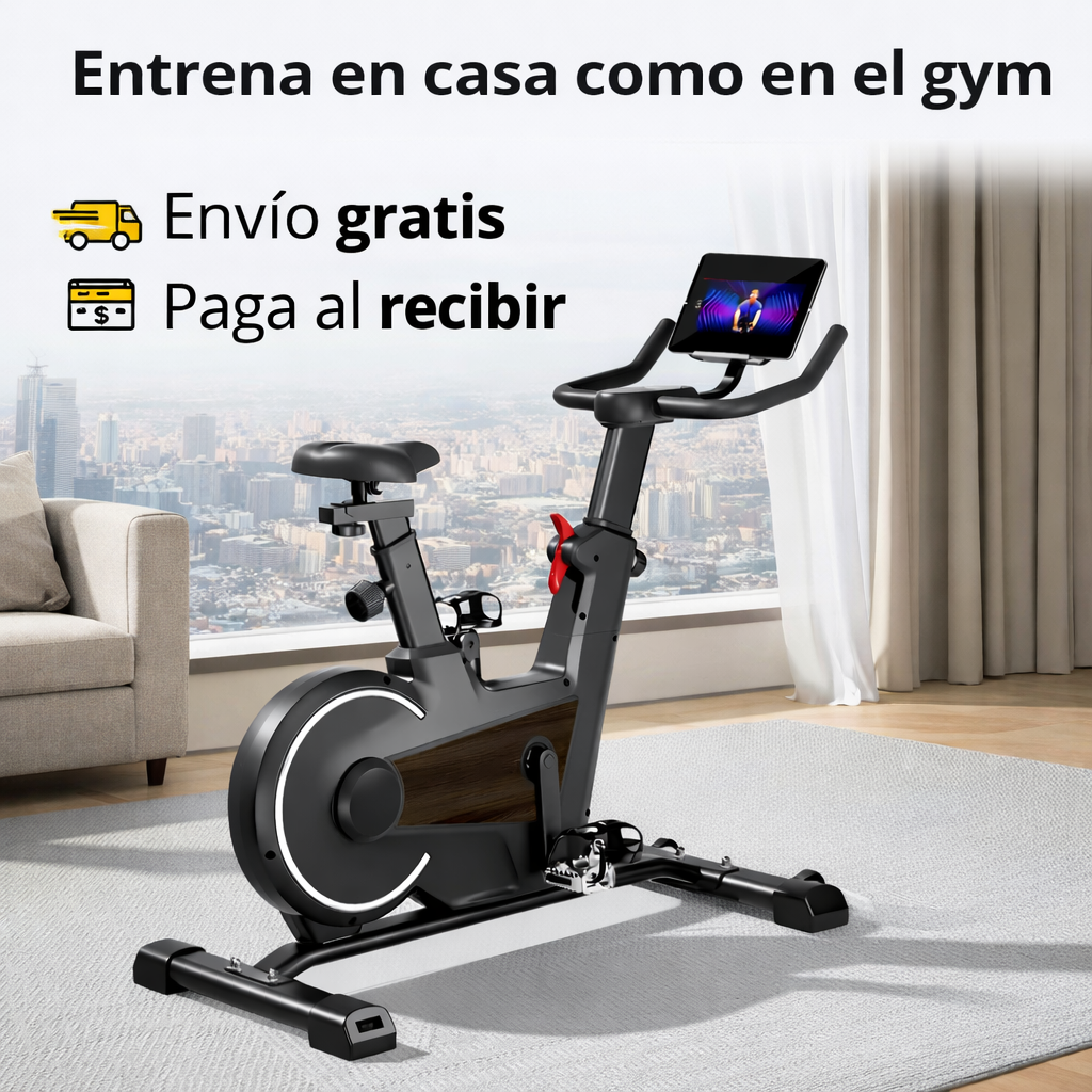 Bicicleta de Spinning Magnética Profesional X05 | Soporta hasta 200 KG