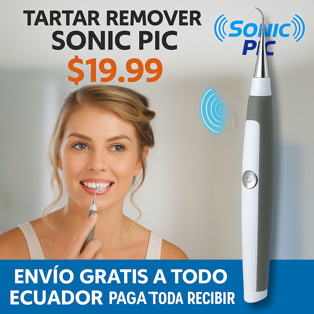 Removedor de Sarro Dental Sónico | Limpieza Profunda en Casa 🦷✨
