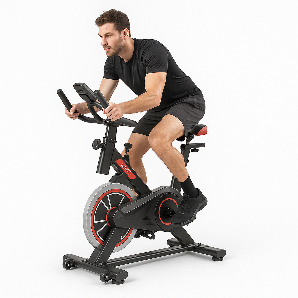 🏋️‍♂️ Bicicleta Estática de Spinning SPORTS – Silenciosa, Compacta y Profesional 🚴‍♀️