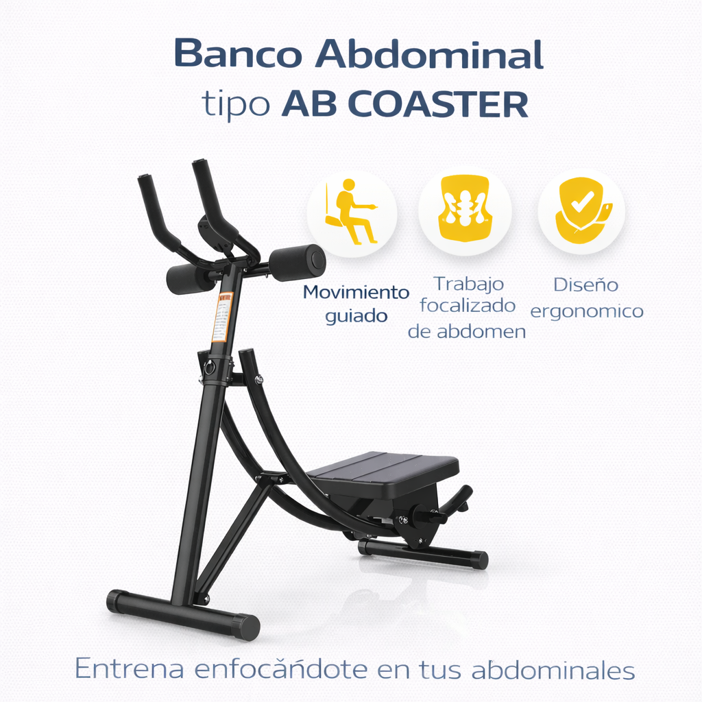 Banco Ejercitador Abdominal Ab Coaster | Core y Abdomen | Envío GRATIS
