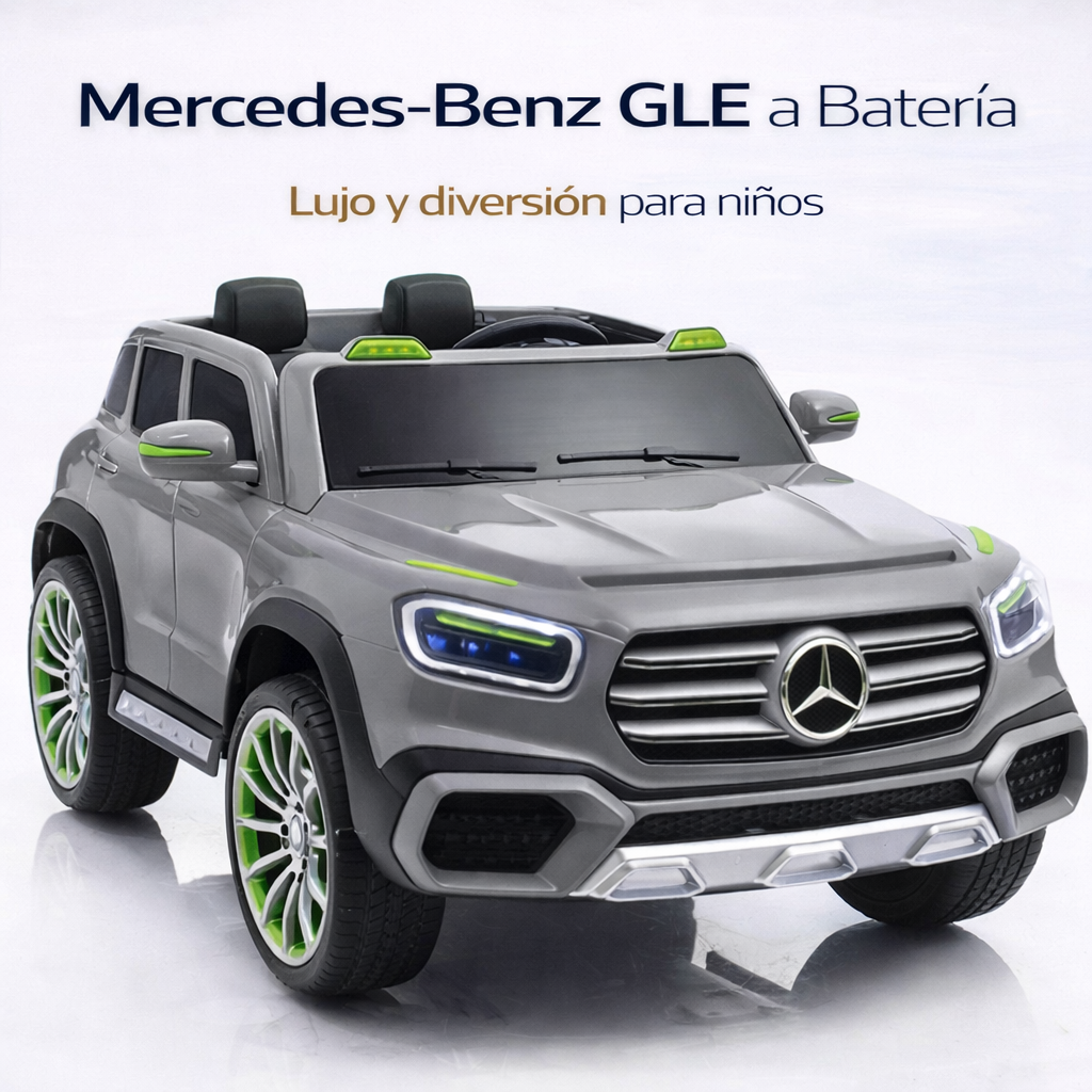 Carro a Batería Mercedes-Benz GLE Infantil | Control Parental, Luces LED y Bluetooth