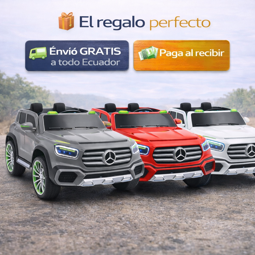 Carro a Batería Mercedes-Benz GLE Infantil | Control Parental, Luces LED y Bluetooth