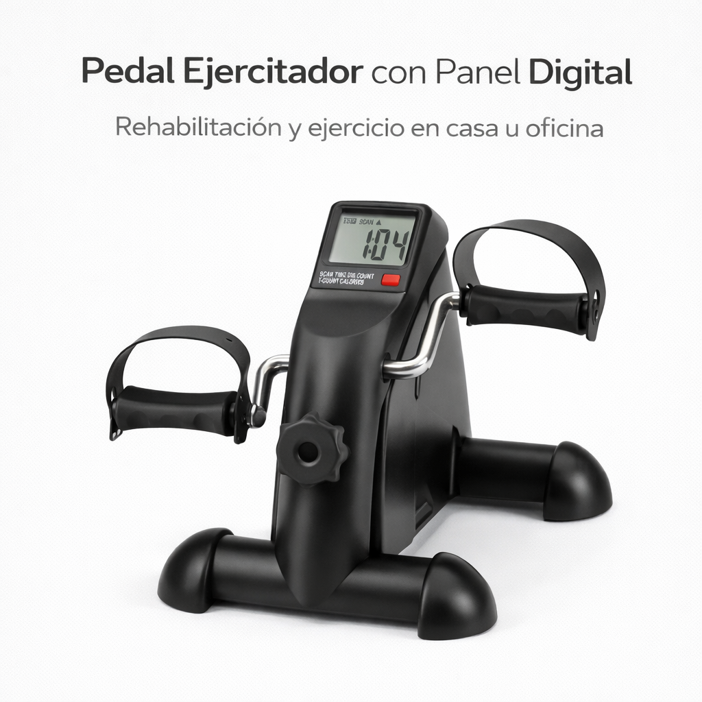 Pedal Ejercitador con Panel Digital | Rehabilitación y Cardio en Casa