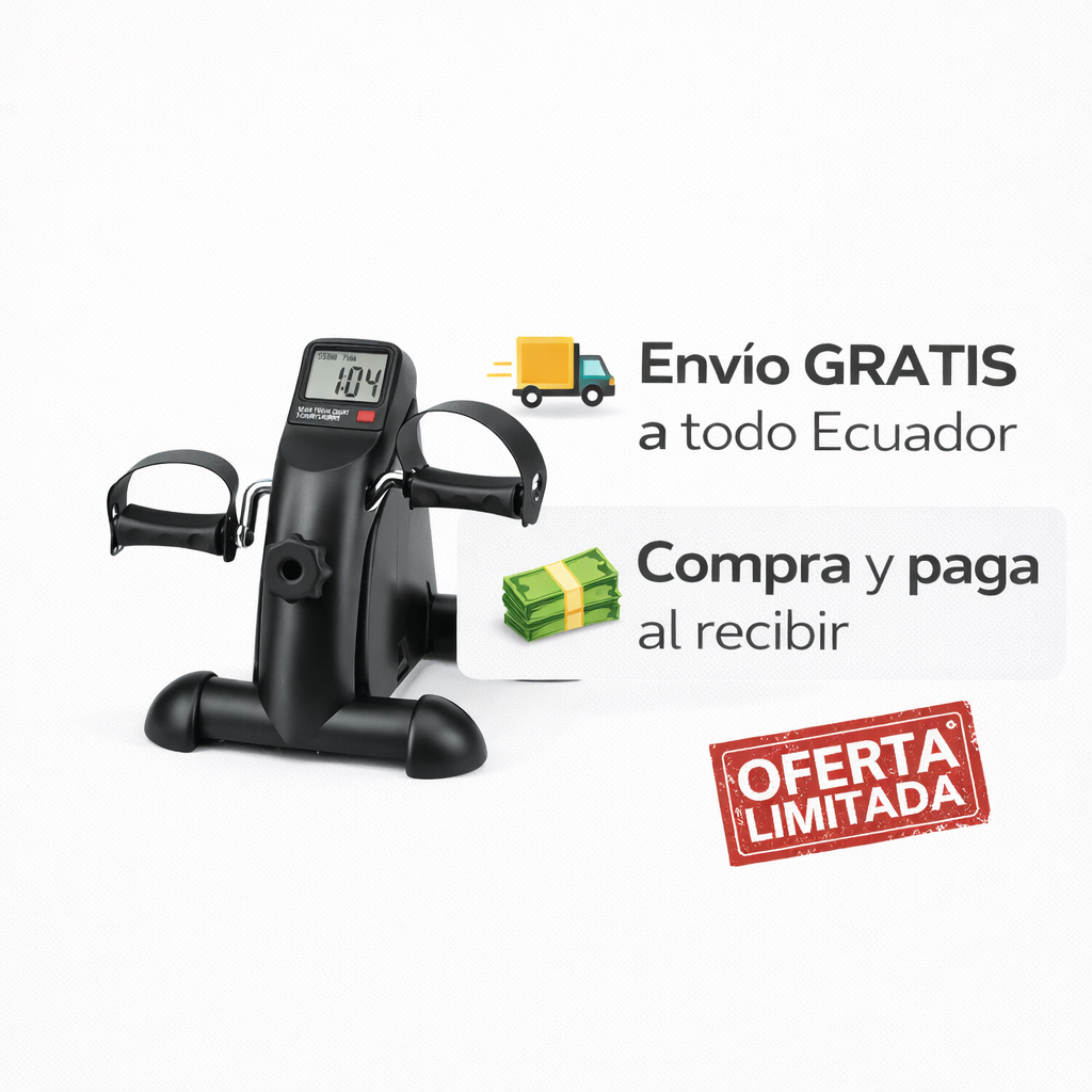 Pedal Ejercitador con Panel Digital | Rehabilitación y Cardio en Casa