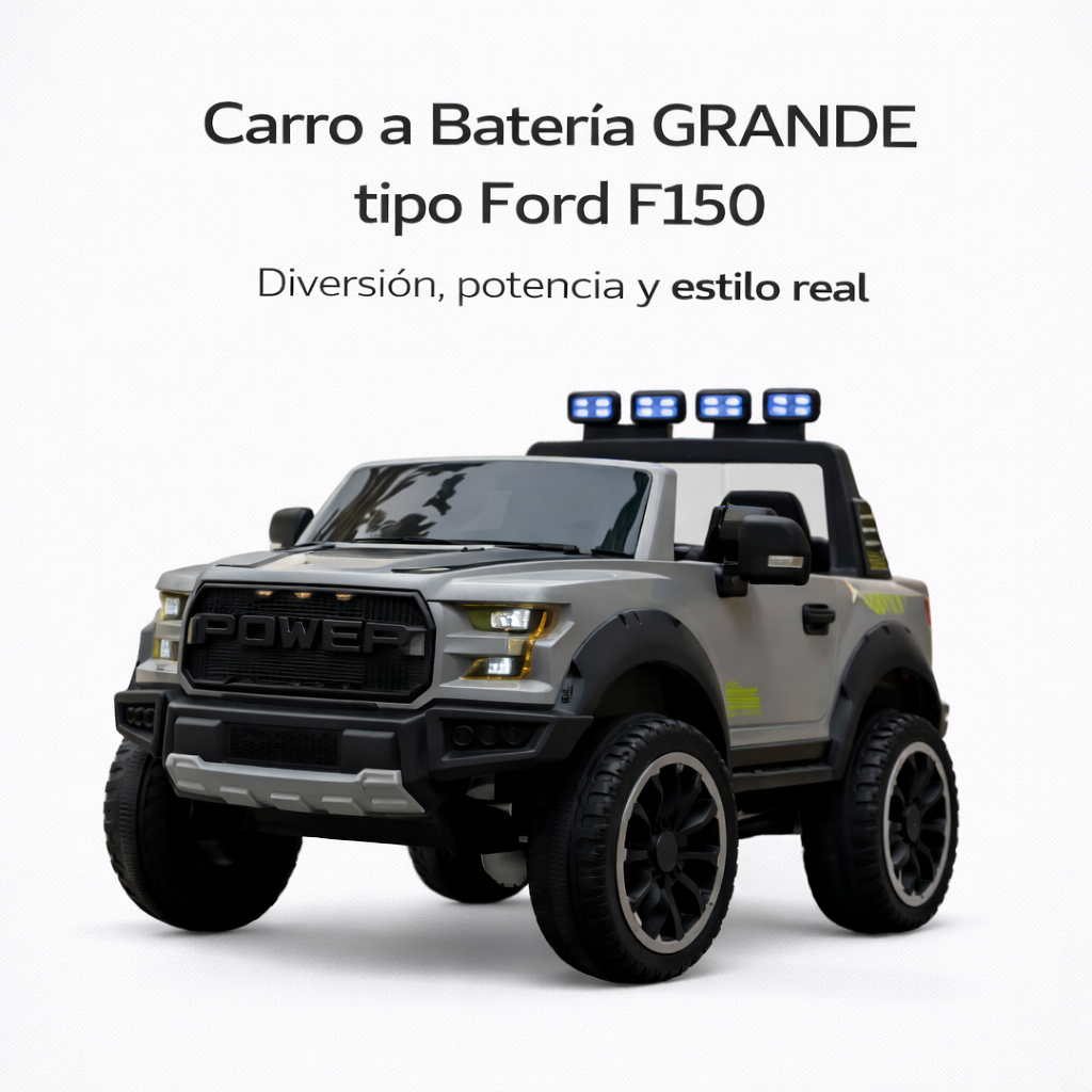 Carro a Batería Grande Ford F150 | Control Remoto | Envío GRATIS