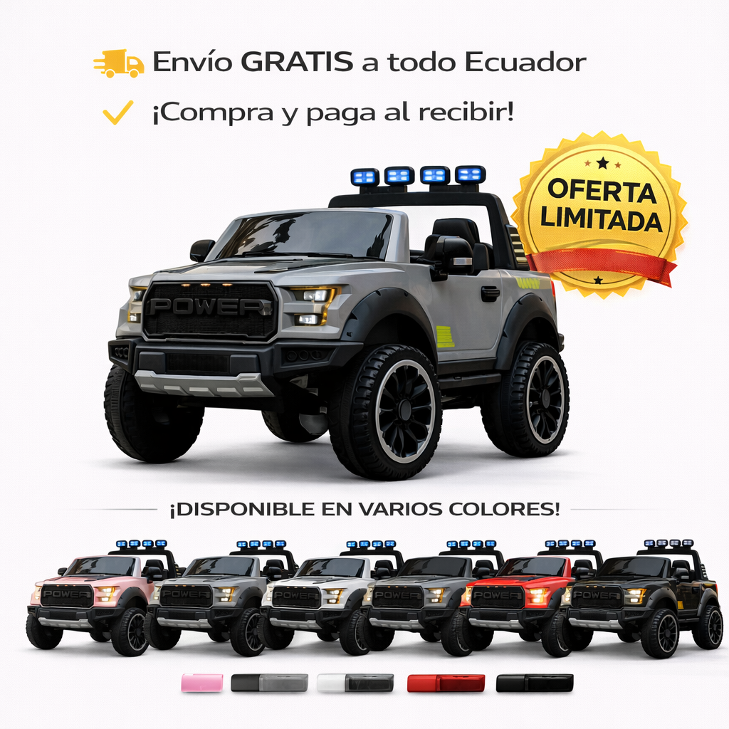 Carro a Batería Grande Ford F150 | Control Remoto | Envío GRATIS