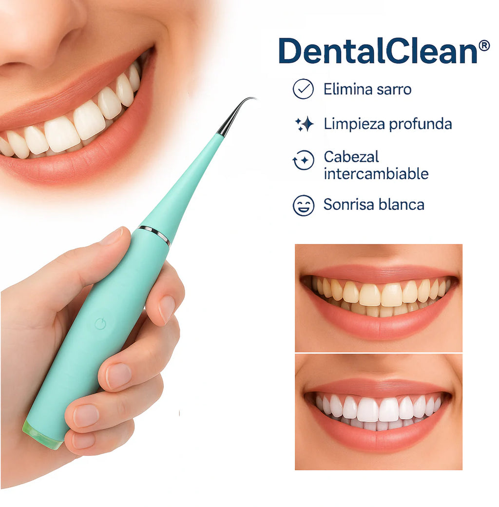 🦷 DentalClean® – Quita Sarro Eléctrico con Eliminador de Placa + Cabezal Intercambiable