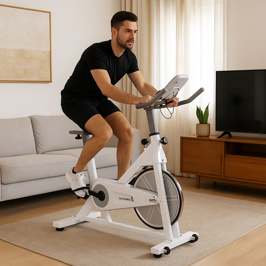🏋️‍♂️ Bicicleta de Spinning Profesional TF BIKE 89 🚴‍♀️ | Resistencia Total y Confort Ajustable