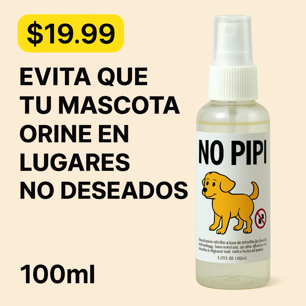 No Pipí 🐶 – Spray Entrenador Antiorina para Mascotas