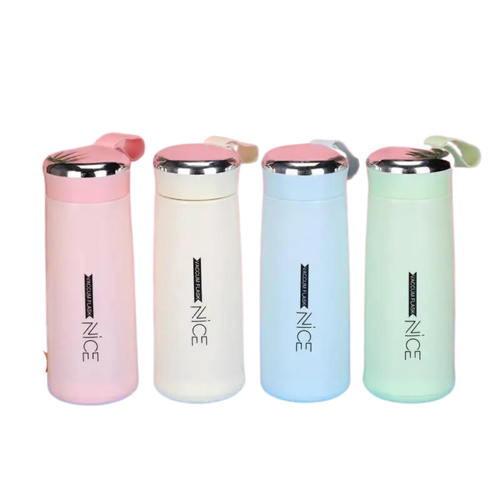 Termo / Tomatodo de Vidrio 400ml NICE (Varios Colores)