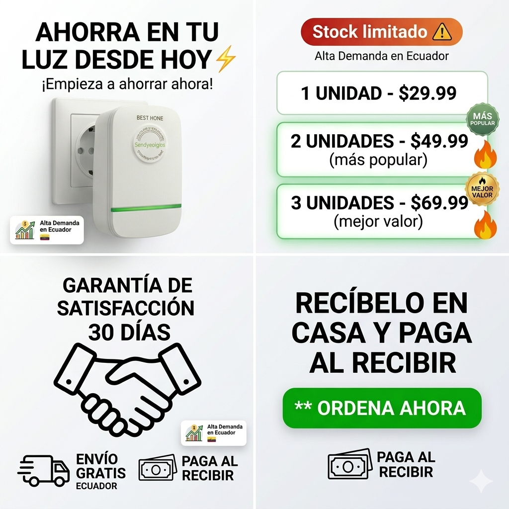 ⚡ Power Saver BEST HOME – Ahorra energía y paga menos cada mes