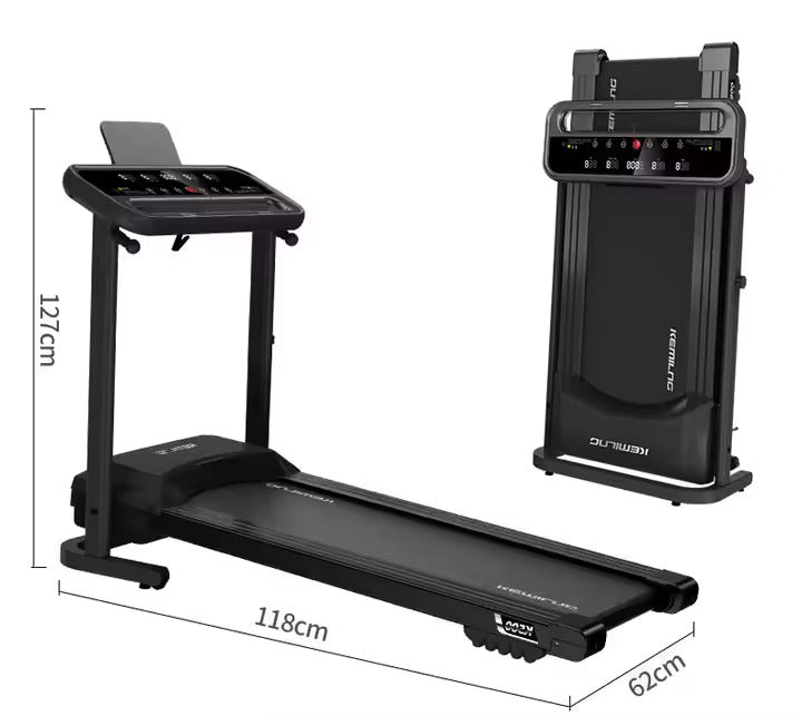 Caminadora Eléctrica Plegable 500w c/ Bluetooth, Parlante, 3 Niveles de Inclinación