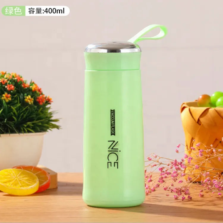 Termo / Tomatodo de Vidrio 400ml NICE (Varios Colores)