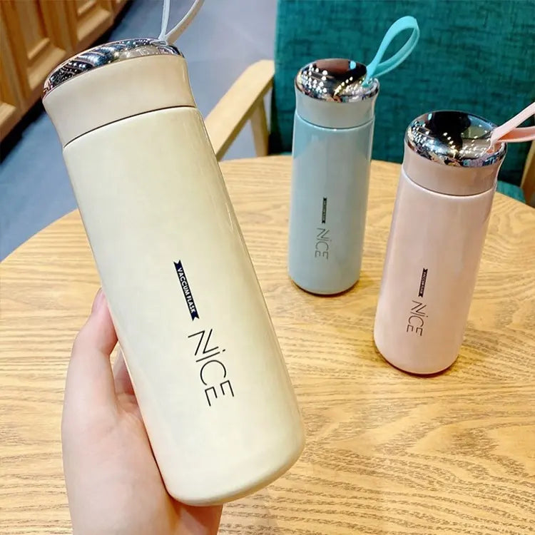 Termo / Tomatodo de Vidrio 400ml NICE (Varios Colores)