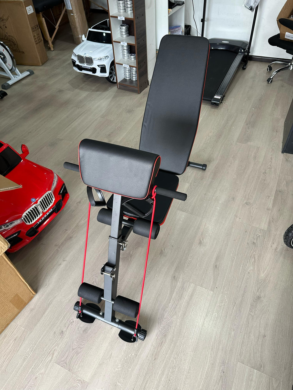 Banco Multifuncional Gym 7 Posiciones + Bandas | Envío GRATIS